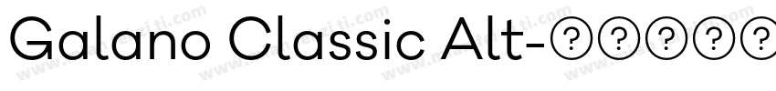 Galano Classic Alt字体转换